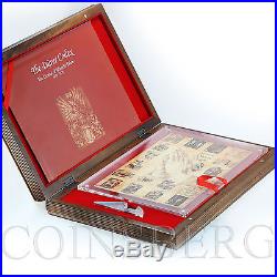 Niue, 1 dollar, Set of 24 coins, Durer Codex, coloured proof silver coin 2012