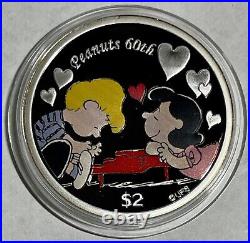 Niue 2010 $2 Celebrate Peanuts 60th Anniversary 3 x 1 oz Silver Proof Coin Set R
