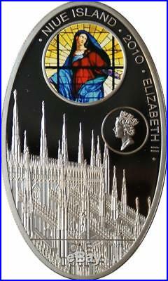 Niue 2011 $1 Gothic Cathedrals Duomo Milano Silver Proof Coin