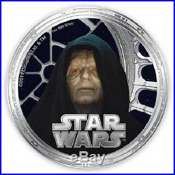 Niue 2011 $2 Star Wars Darth Vader 4 x 1 Oz Silver Proof Coin Set