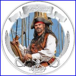 Niue 2011 4x2$ Real Pirates of the Caribbean 4x 1 Oz Silver Coin Proof Set