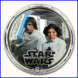 Niue 2011 Star Wars Rebel Alliance Millenium Falcon 4 Oz. Silver Coin Set