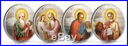 Niue 2011 The Evangelists 2$ 4x 1oz Coins Set. 999 Silver Coins MINTAGE 2000ONLY