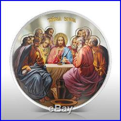 Niue 2012 10$ Icon The Last Supper 5 Oz Proof Silver Coin
