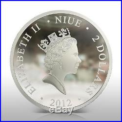 Niue 2012 $2 Icon The Last Supper 1 Oz Silver Coin VERY RARE and LIMITED