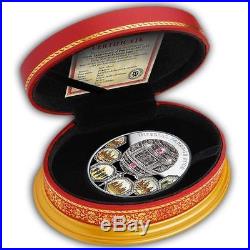 Niue 2012 $2 Patriotic War 1812 Imperial Faberge Eggs 56.56 g Silver Proof Coin