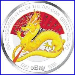 Niue 2012 2$ Year of the Dragon 2012 1Oz Proof. 999 Silver Coin