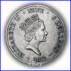 Niue 2012 2x5$ War of 1812 Kutusow Napoleon High Relief 2x 2Oz Silver Coin Set