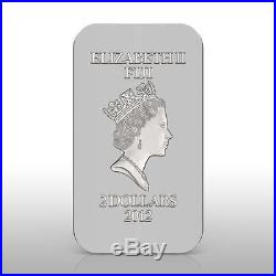 Niue 2012 5$ icon The Inexhaustible Cup High Relief 1Oz Silver Coin CONVEX SHAPE