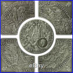 Niue 2012 5x1$ Horsemen of the Apocalypse 5x28,28g Limited Silver Coin Set