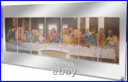 Niue 2012 7 x 5$ Series Giants of Art Last Supper Leonardo Da Vinci Silver Coin