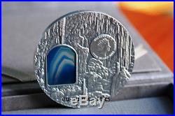 Niue 2012 Secrets of Lichtenstein Crystal Art 2oz Silver Coin with Stone 1