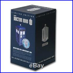 Niue 2013 1 OZ Silver Proof Coin- Tardis Doctor Who 50th Anniversary! Rare