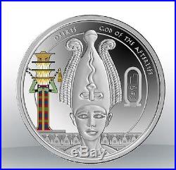 Niue 2013 $2 Egypt Story Of Osiris Proof Collection 5x Silver Coin Set RARE