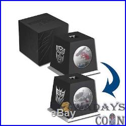 Niue 2013 2x2$ TRANSFORMERS 2x1oz. 999 Proof Silver Coin Set MINTAGE 5000