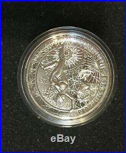 Niue 2013 50$ Fortuna Redux Mercury 1st Cylinder Shaped 6 oz Proof Silver Coin