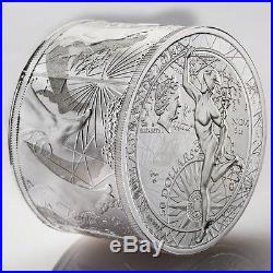 Niue 2013 $50 Fortuna Redux Mercury 6oz Cylinder-shaped Gilded Silver Proof Coin