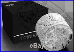 Niue 2013 $50 Fortuna Redux Mercury unique Cylinder Shaped 6Oz Proof Silver Coin