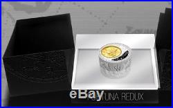 Niue 2013 $50 Fortuna Redux Mercury unique Cylinder Shaped 6Oz Proof Silver Coin