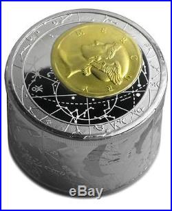 Niue 2013 $50 Fortuna Redux Mercury unique Cylinder Shaped 6oz Proof Silver Coin