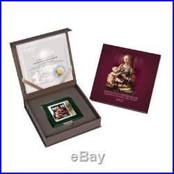 Niue 2014 1$ Masterpiece of Renaissance MADONNA OF THE CARNATION Silver Coin