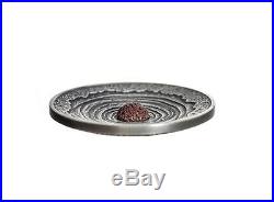 Niue 2014 2$ ERTA ALE Volcano Crater Ethiopia Lava 2 Oz Silver Coin Mintage 688