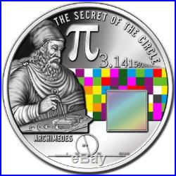 Niue 2014 $2 Pi The Secret of the Circle 50g Silver Coin with NanoJem Only 500