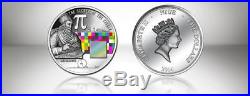 Niue 2014 $2 Pi The Secret of the Circle 50g Silver Coin with NanoJem Only 500