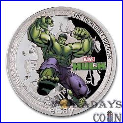 Niue 2014 4x 2$ Marvel Comics The Avengers Proof Silver Coin Set 4x1Oz