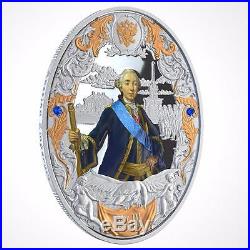 Niue 2014 $5 Russian Emperors Peter III 2 Oz Silver Proof Coin PRE-SALE