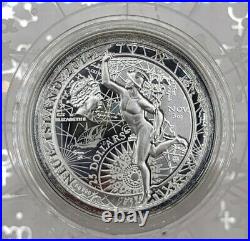 Niue 2014 Fortuna Redux Mercury Cylinder-Shaped 3 oz. Silver Proof Coin