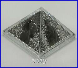 Niue 2014 Great Pyramids Masterpiece of Mint Art 3 Oz Silver Coin