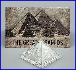 Niue 2014 Great Pyramids Masterpiece of Mint Art 3 Oz Silver Coin