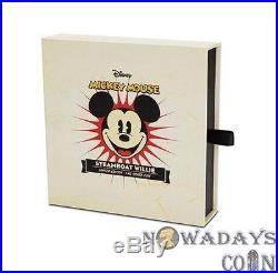 Niue 2015 $100 Disney Steamboat Willie Mickey Mouse Proof 1kg Silver Coin