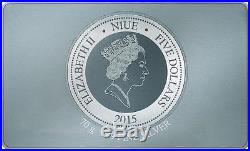 Niue 2015 15x 5$ Giants of Art GUSTAV KLIMT The Kiss 1 kilo Silver Coin Kg Set