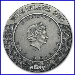 Niue 2015 $1 Wildlife Family Snow Leopards 1 Oz Silver Coin