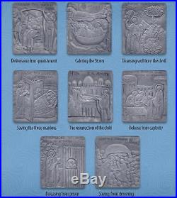 Niue 2015 $2 Icon Orthodox Shrines St. Nicholas 1 Oz Silver Coin MINTAGE 999pcs