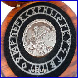 Niue 2015 2$ RAGNAR Vikings Gods Kings Warriors 2oz Antique finish Silver Coin