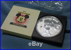 Niue 2015 Steamboat Willie 1kg Silver Proof $100 Dollars Coin