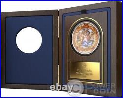 Niue 2016 10$ DONI TONDO Perfection in Art 2oz Silver Coin Gold plated high