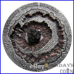 Niue 2016 $1 Meteorite Crater Popigai Meteor 1 Oz Silver Coin