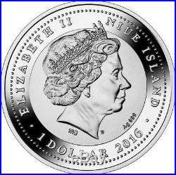 Niue 2016 $2 Ponte di Rialto 1Oz Proof Silver Coin