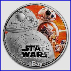 Niue -2016- Silver $2 Proof Coin- 6x 1 OZ Star Wars Series coins