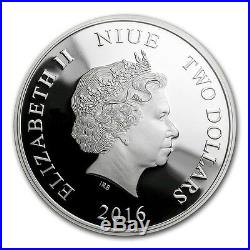 Niue -2016- Silver $2 Proof Coin- 6x 1 OZ Star Wars Series coins