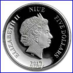 Niue- 2017 Silver $5 Proof Coin- 2 OZ Star Wars Darth Vader