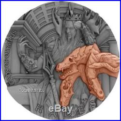 Niue 2018 2 Oz Silver HADES, GODS OF OLYMPUS Coin