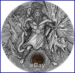 Niue 2018 PERUN Slavic Gods 2 Oz 2$ Silver Coin