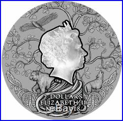 Niue 2018 PERUN Slavic Gods 2 Oz 2$ Silver Coin