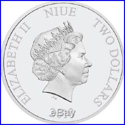 Niue -2018- Silver $2 Proof Coin Set- 4x1 OZ Alice in Wonderland
