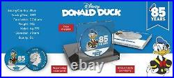 Niue 2019 $2 Donald Duck 85 Years Metallic Blue 1 Oz Silbermünze